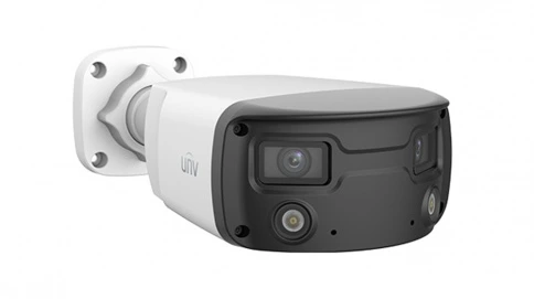 IP კამერა - 2*4მპ, 4მმ, Bullet, Mic, SD, ANR, UMD, Lighthunter, Uniview