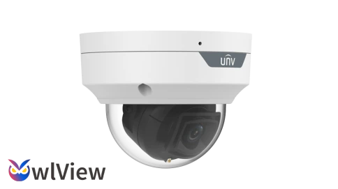 IP კამერა - 8მპ, 2.8მმ, Dome, UMD, Mic, SD, ColorHunter, Wise-ISP, Uniview